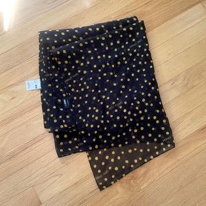 Yayoi Kusama Yellow Polka Dots Art Stole Wrap Scarf black SPRZNY/Uniqlo/MOMA NY